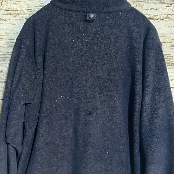 Marks blue thick fleece zip up sweater size XL - Picture 9 of 9